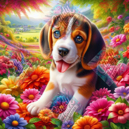 Un Amour de Beagle 60x60 cm