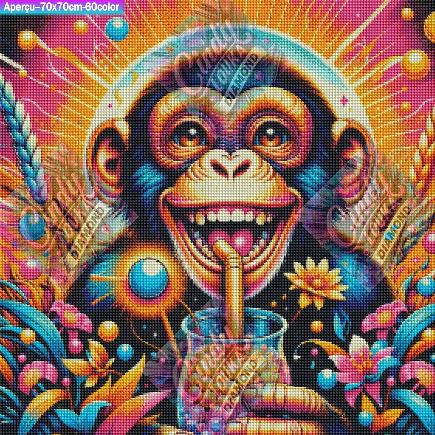 Bubble Safari 70x70 cm