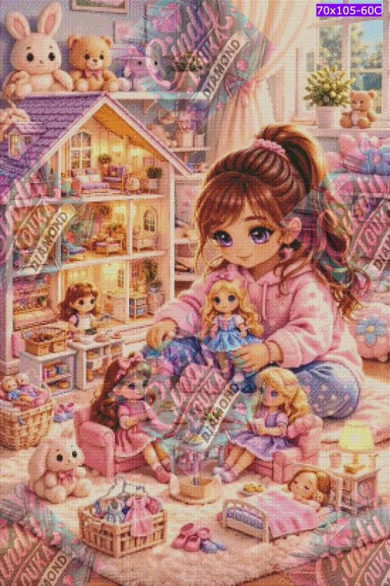 Le Monde Secret des Poupées 70x105 cm