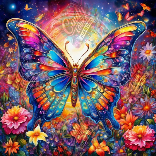 Chrysalide Cosmique 70x70 cm