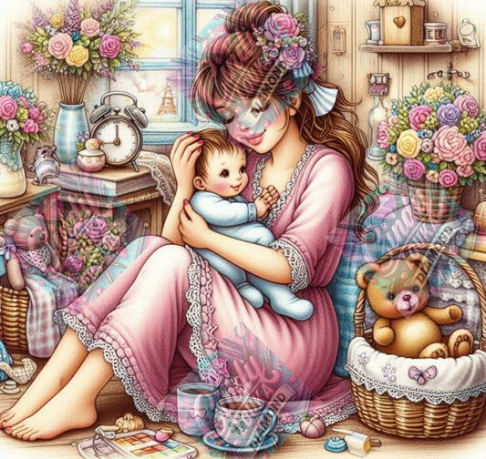 Petit Câlin du Matin 70x70 cm