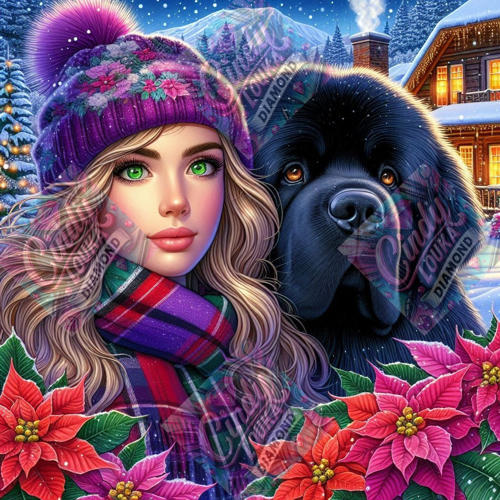 Complices d'hiver 70x70 cm