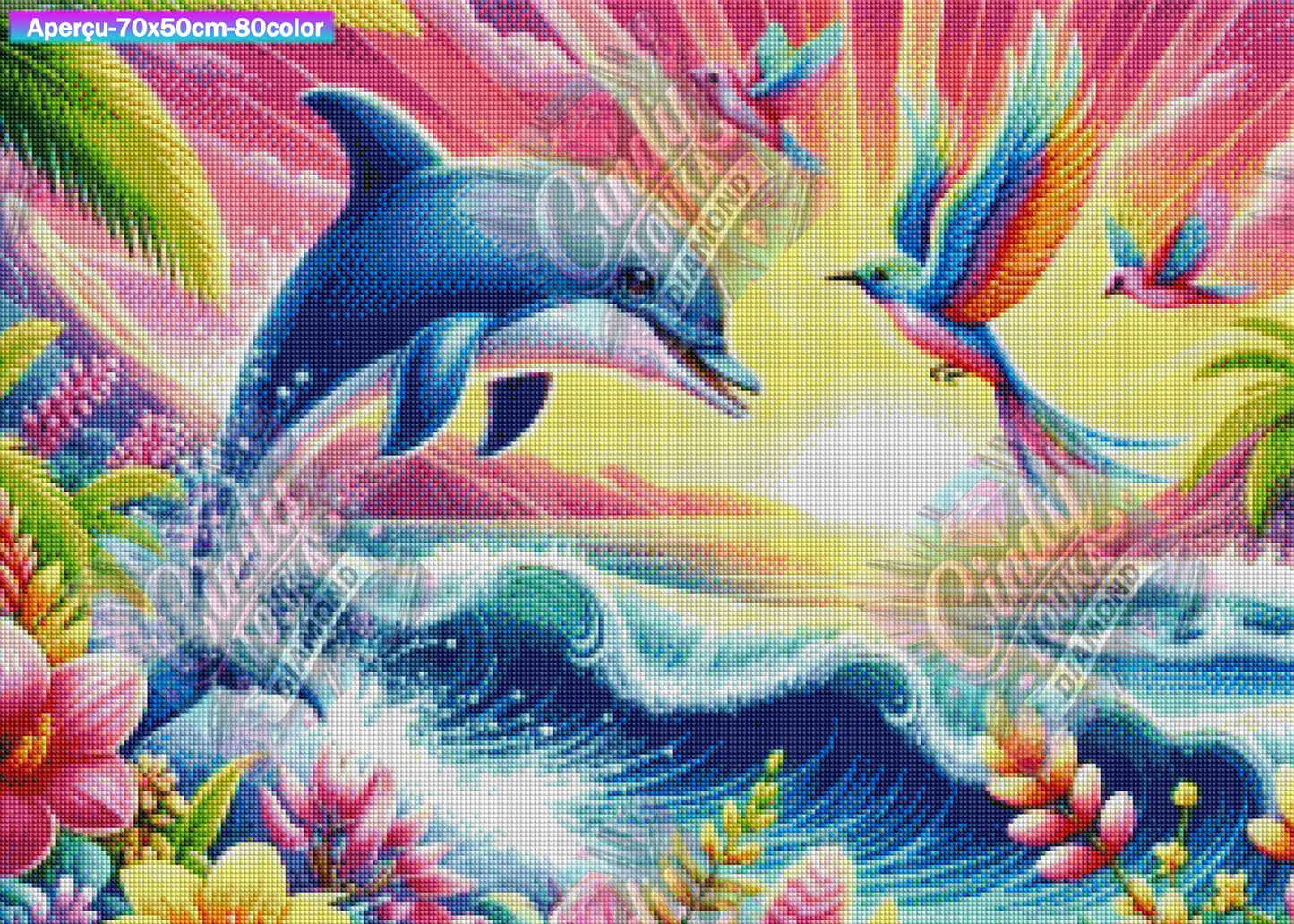 Explosion Tropicale 50x70 cm
