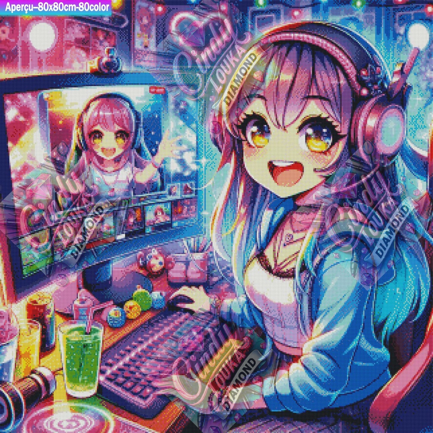 Girl Power 2.0 80x80 cm