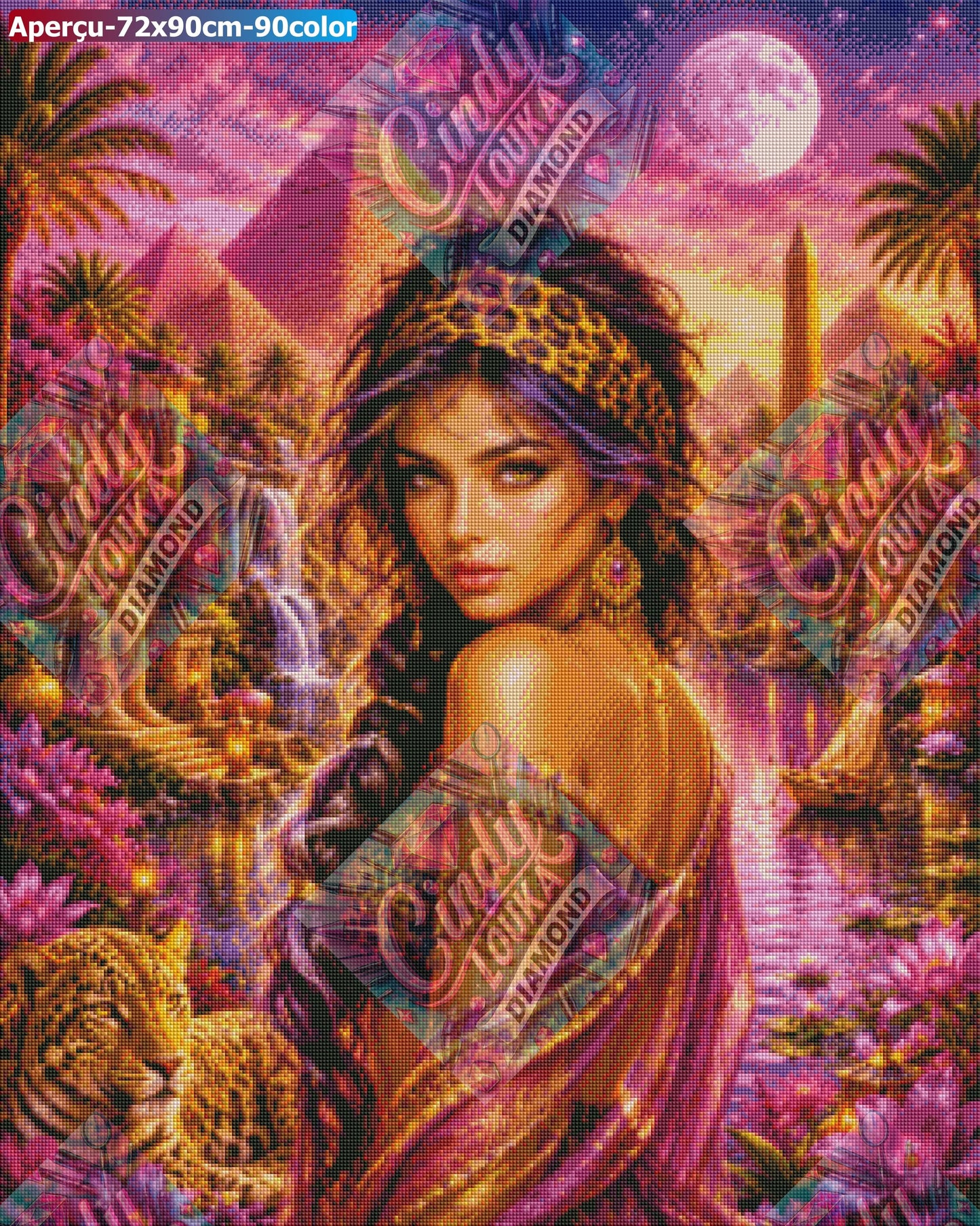 Le Paradis des Sables Roses 72x90 cm