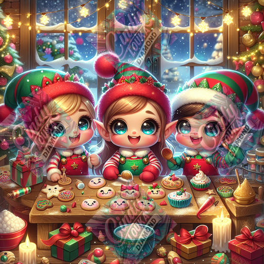 Atelier Gourmand au Pôle Nord 70x70 cm