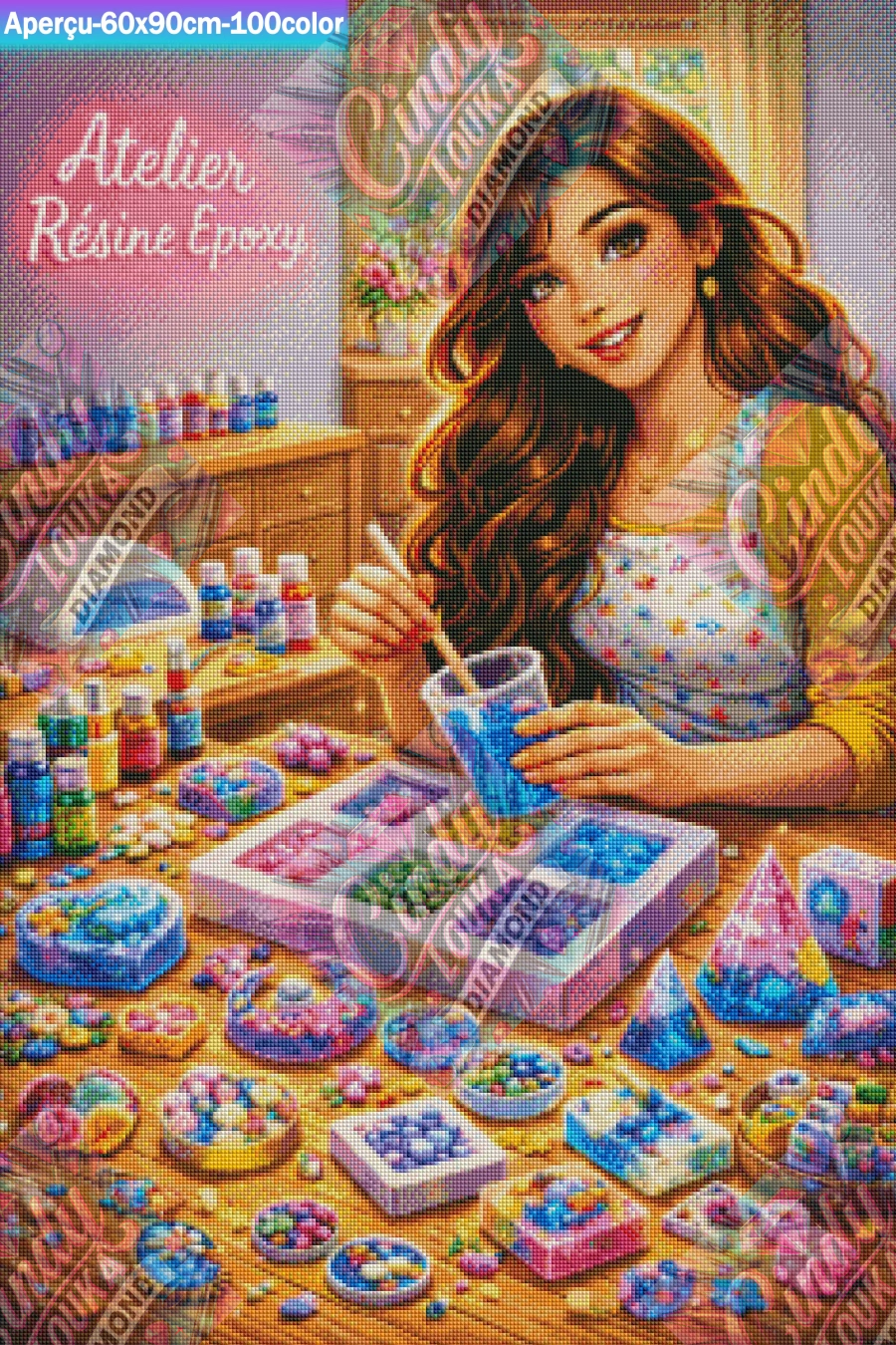 Atelier Résine Epoxy 60x90 cm