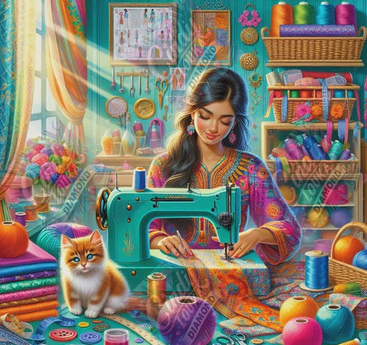 L'atelier des Merveilles 80X80 cm