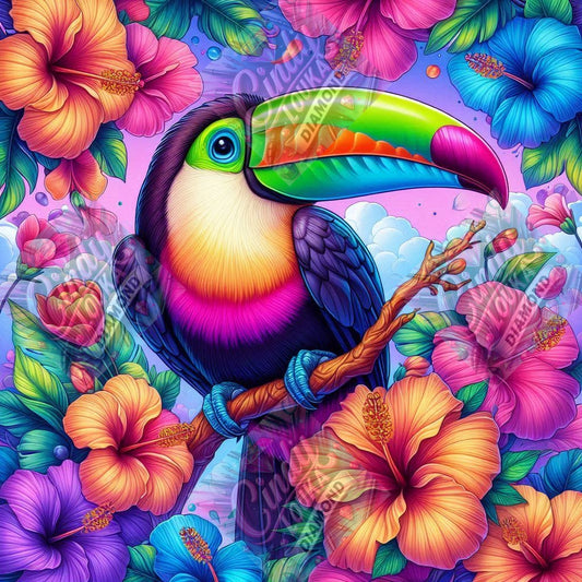 Toucan Paradise 60x60 cm