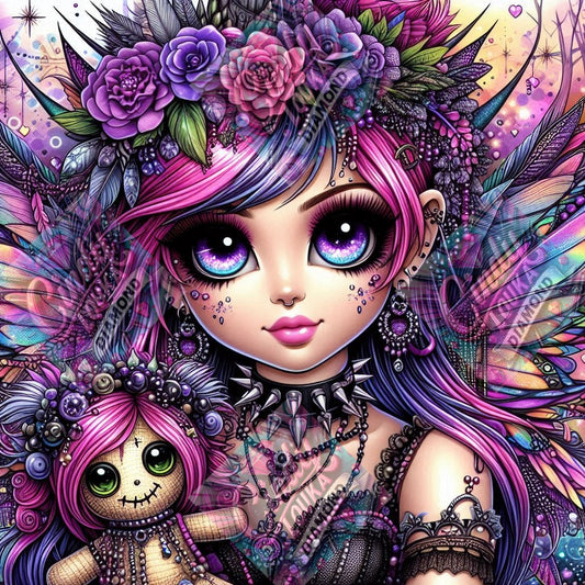 Poupée Ensorceleuse 70x70 cm