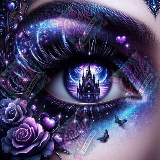 Dans l'Iris De Ton Cœur 60x60 cm