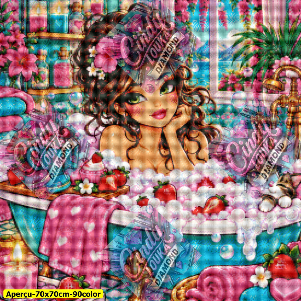 Bulles de Folies 70x70 cm