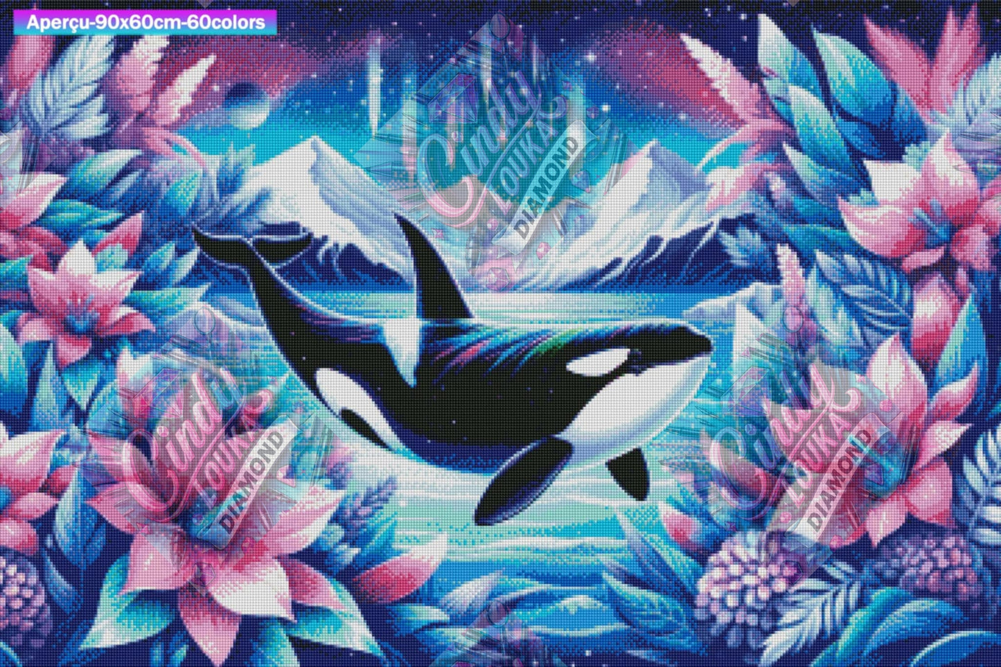 Orque des Mers Boréales 60x90 cm