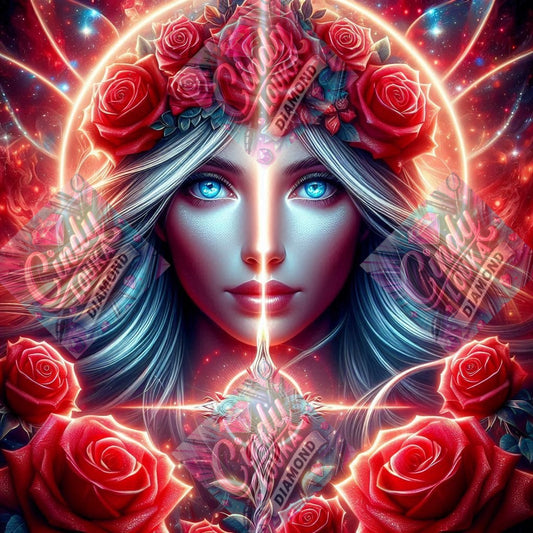 Visage de Lumière 70x70 cm