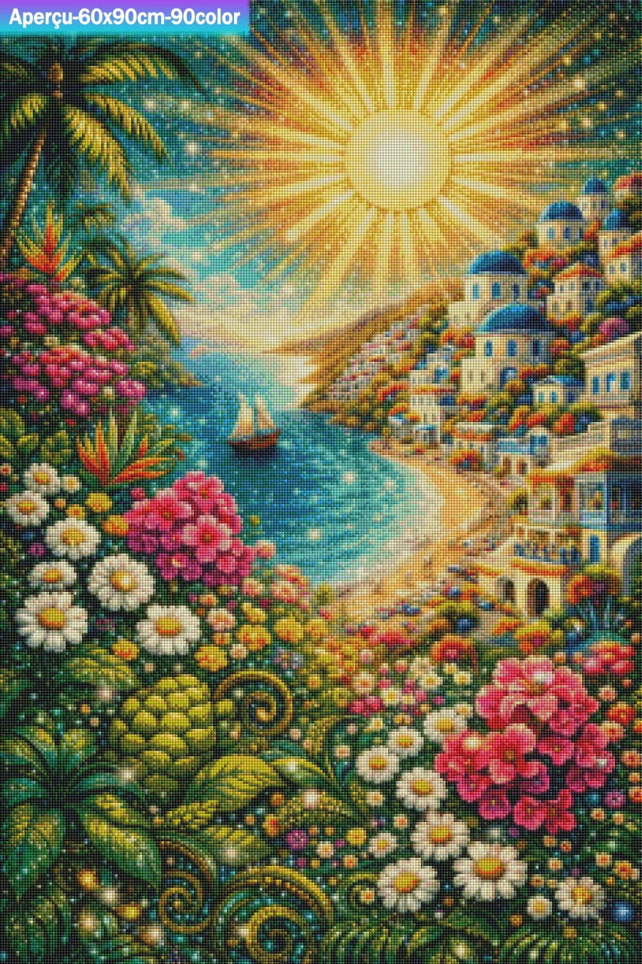 Instant Suspendu en Grèce 60x90 cm
