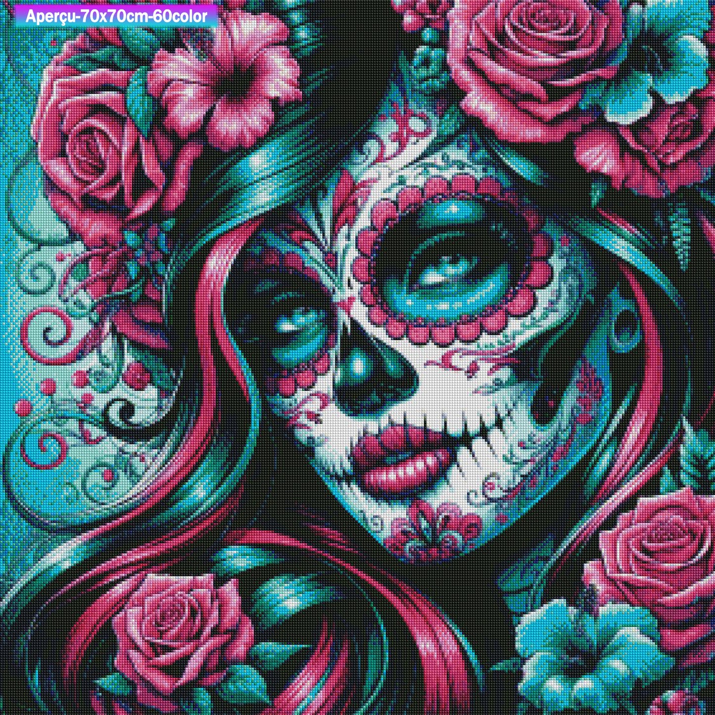 Mystique Mexicaine 70x70 cm