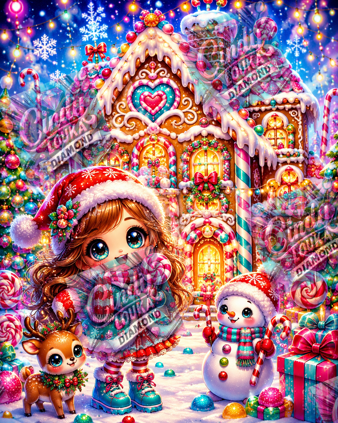Noël, quelle aventure ! 60x80 cm