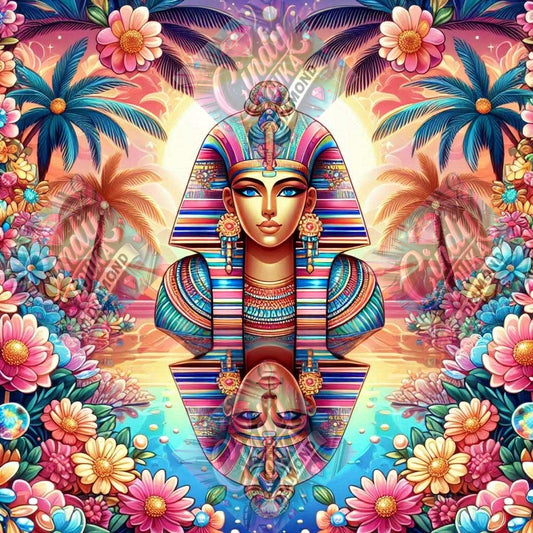 Splendeur Pharaonique 70x70 cm