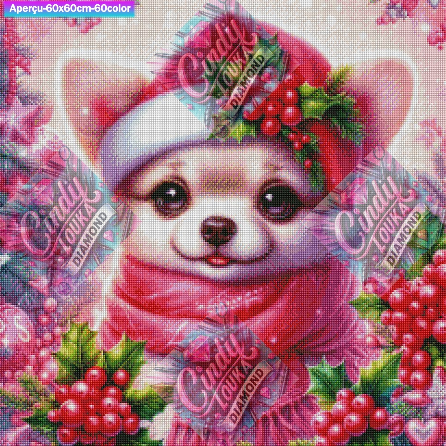 Câlin de Décembre 60x60 cm