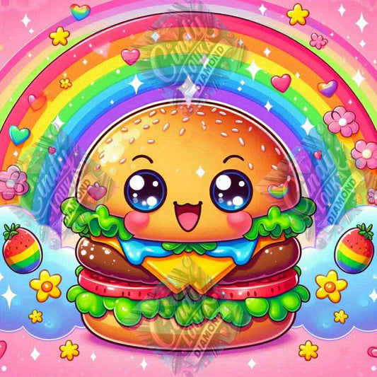 Burger des Rêves 30x30 cm