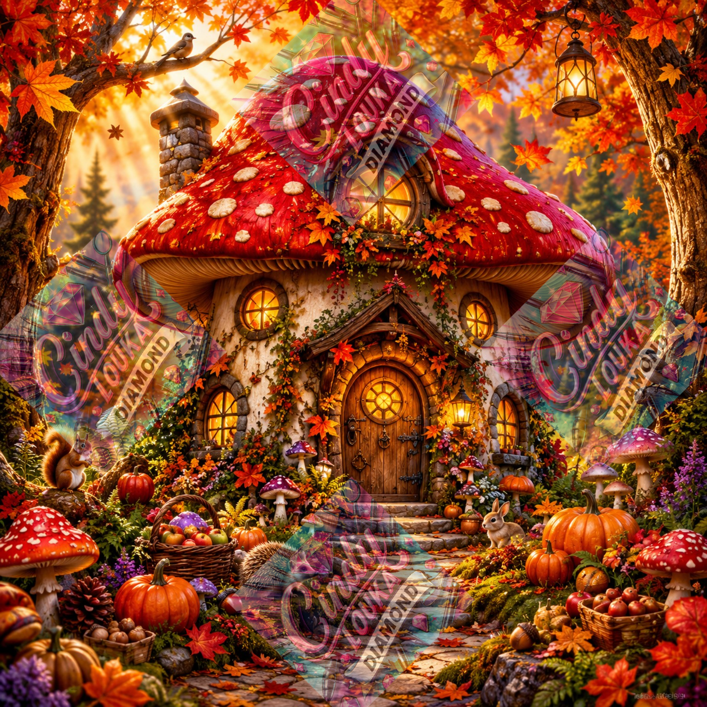 Le Havre Magique de l'Automne 90x90 cm