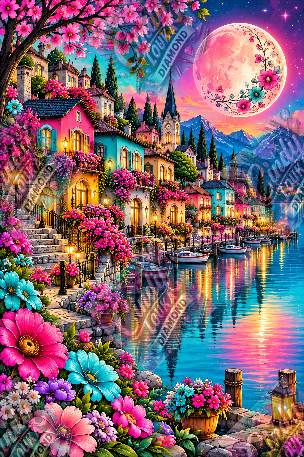 Rêverie sur le Lac Enchanté 60x90 cm