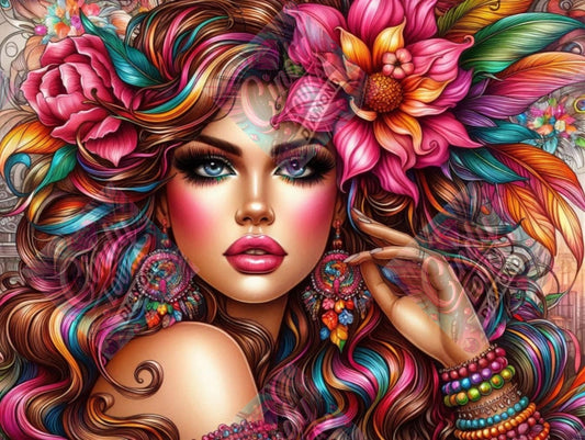 Beauté De La Señorita 80x64 cm