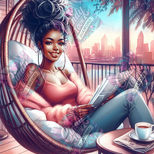 Douceur sur Balcon 60x60 cm