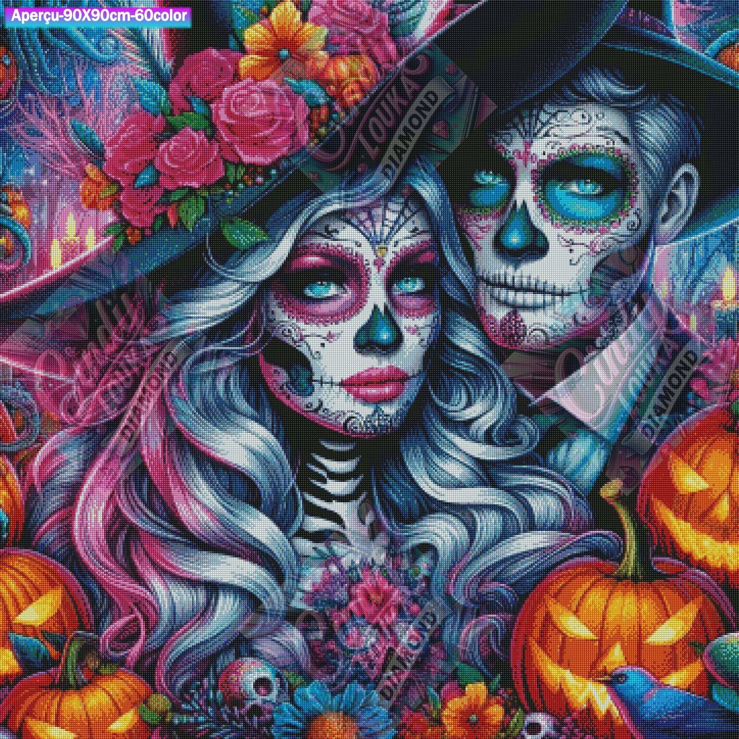 Romance Gothique 90x90 cm