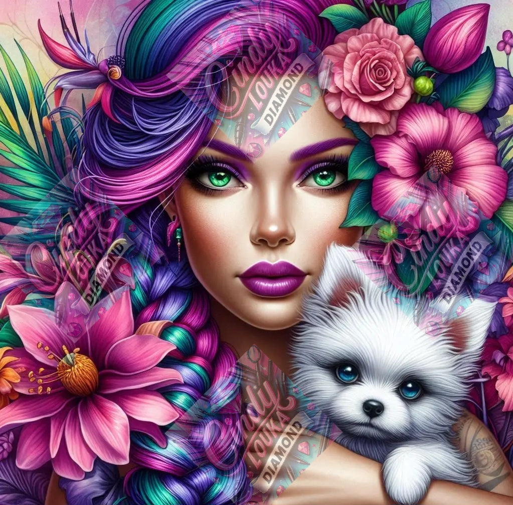 Regards Enchantés 70x70 cm