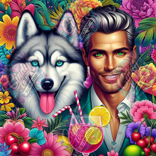 Duo Éclatant 70x70 cm