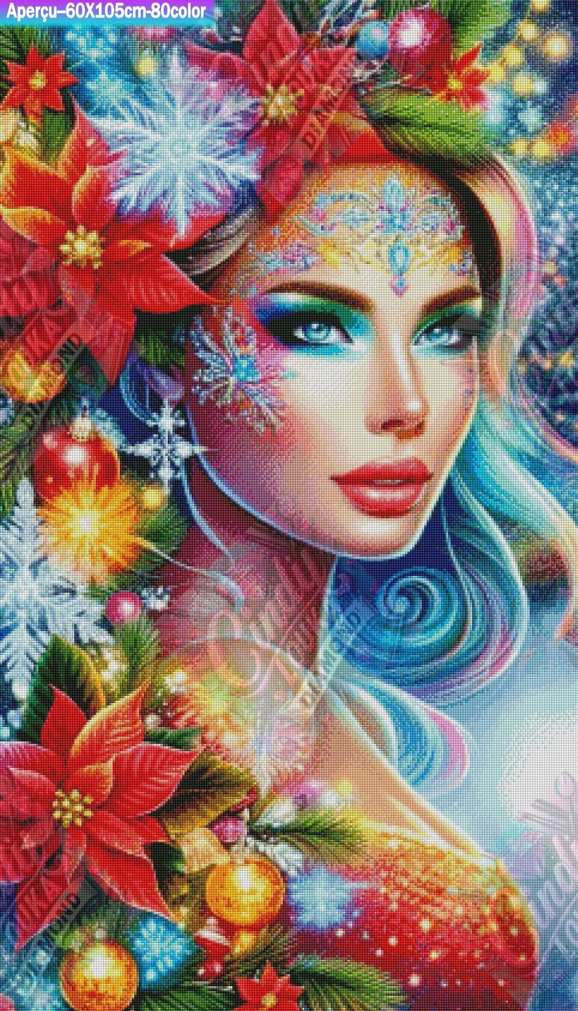 La Belle Aux Flocons De Cristal 60x105 cm