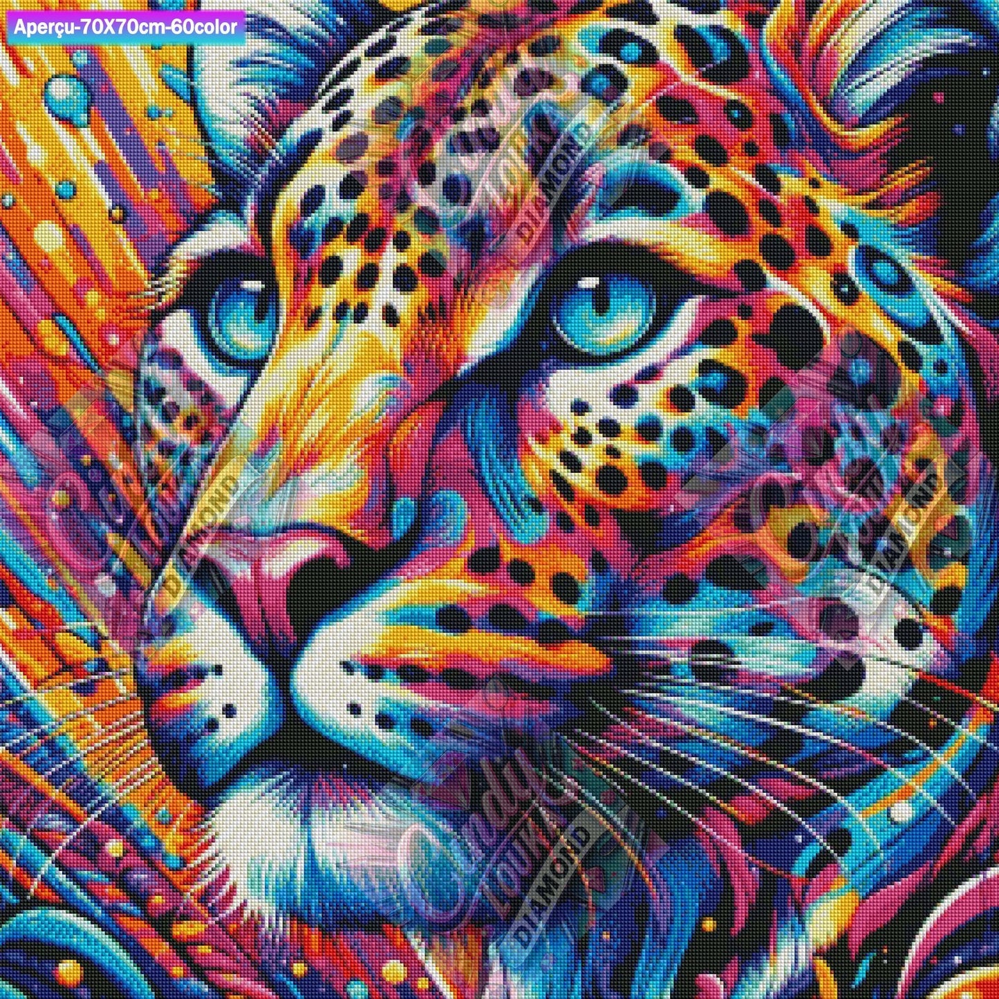 Roi de la Savane 70x70 cm