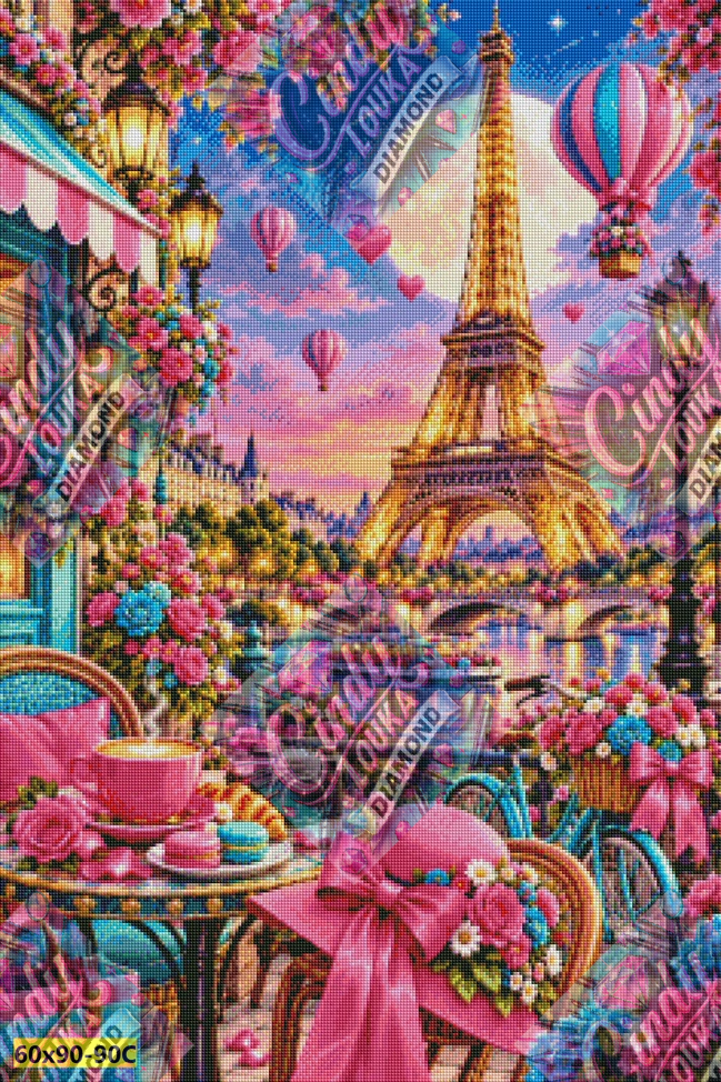 Rêverie parisienne 60x90 cm