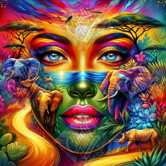 Esprit De La Savane 50x50 cm