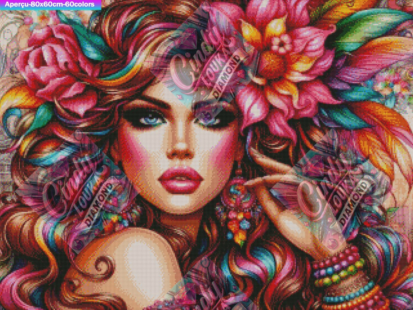 Beauté De La Señorita 80x64 cm