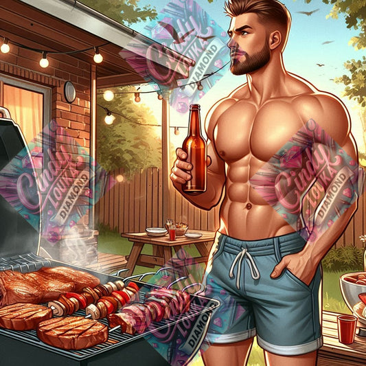 Barbecue Mode Activé 60x60 cm