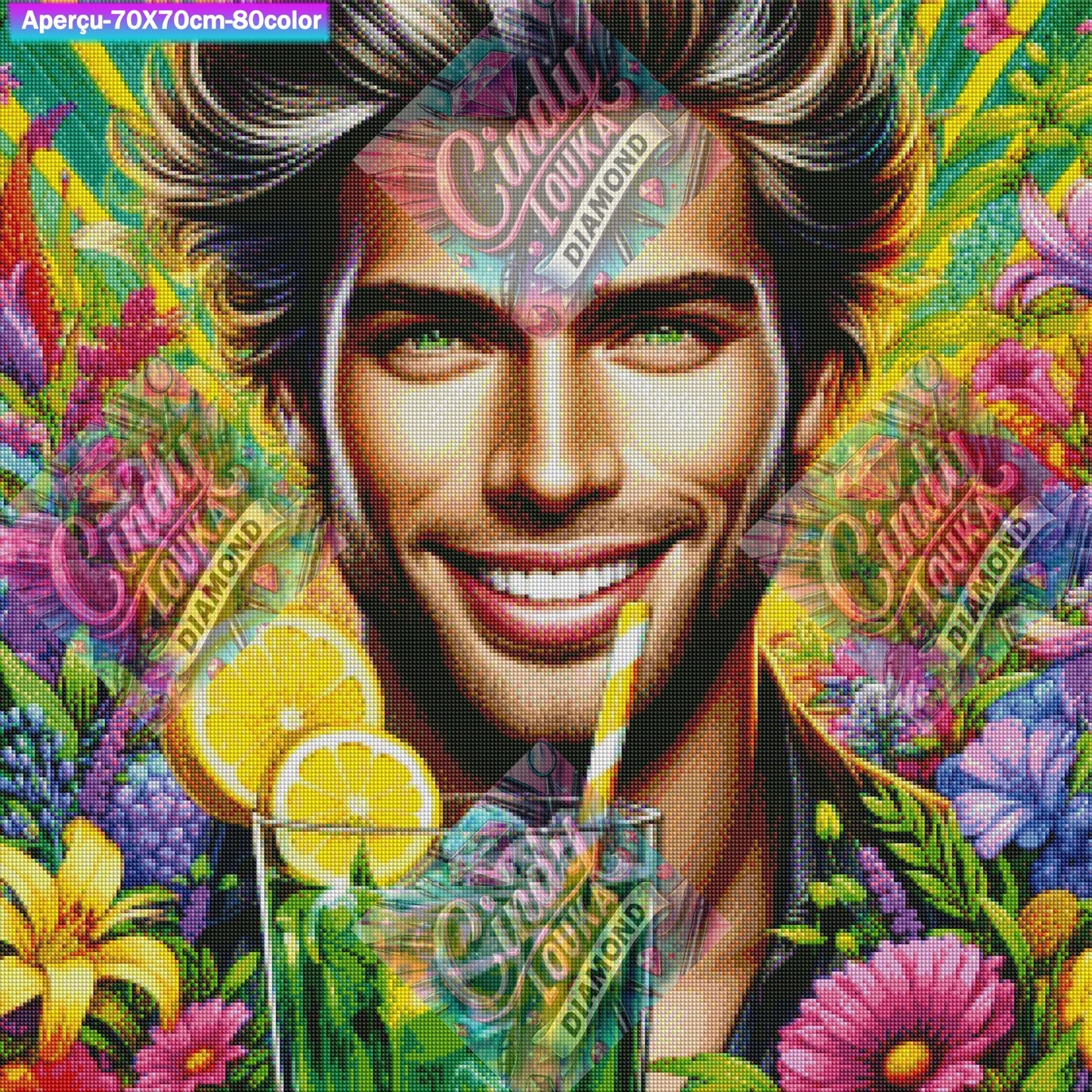 Beau Gosse Attitude 70x70 cm
