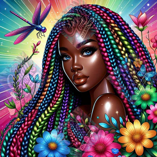 Muse des Couleurs 60x60 cm