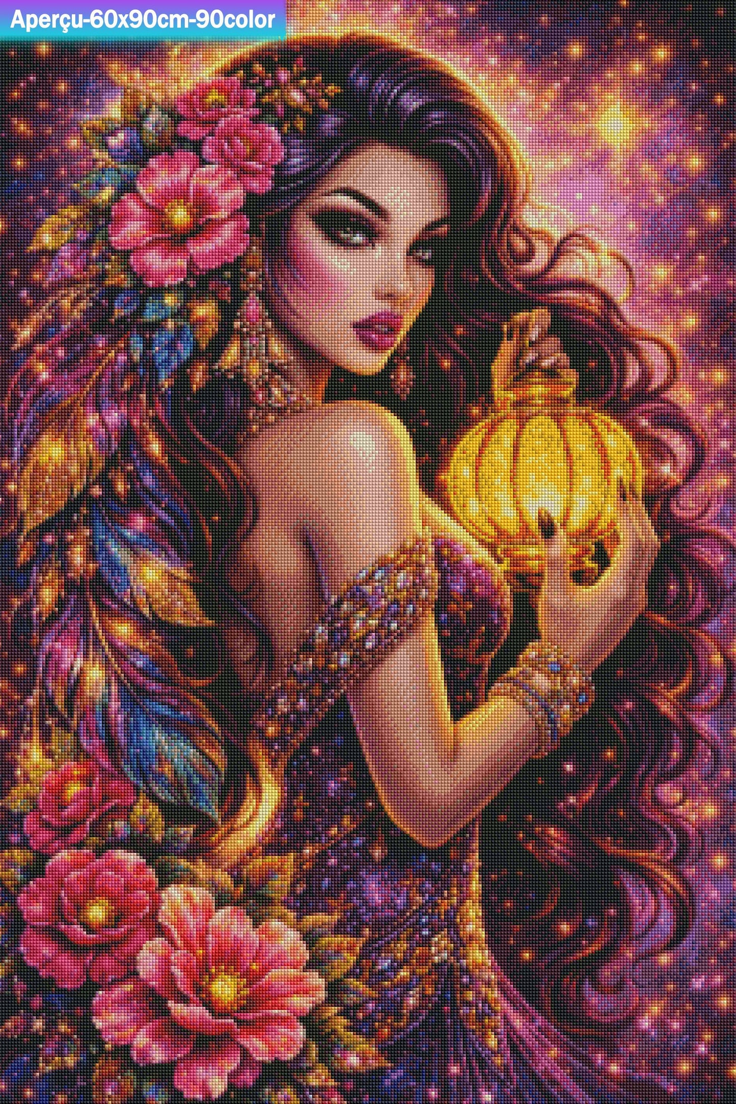 La Belle des Lumières 60x90 cm