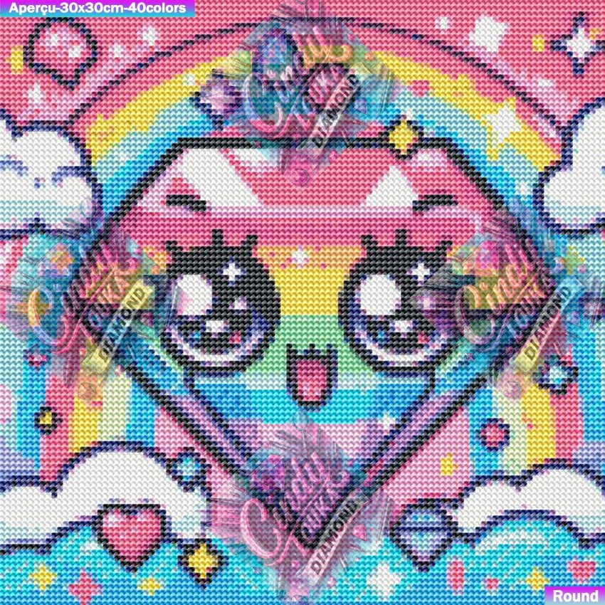 Diamant Magique 30x30 cm
