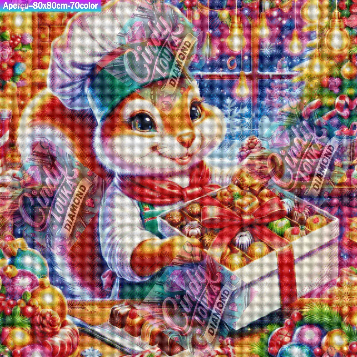 Atelier Choco'Festif 80x80 cm