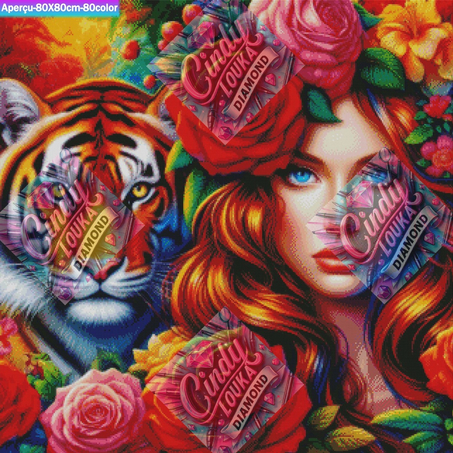 Symbiose Sauvage 80X80 cm