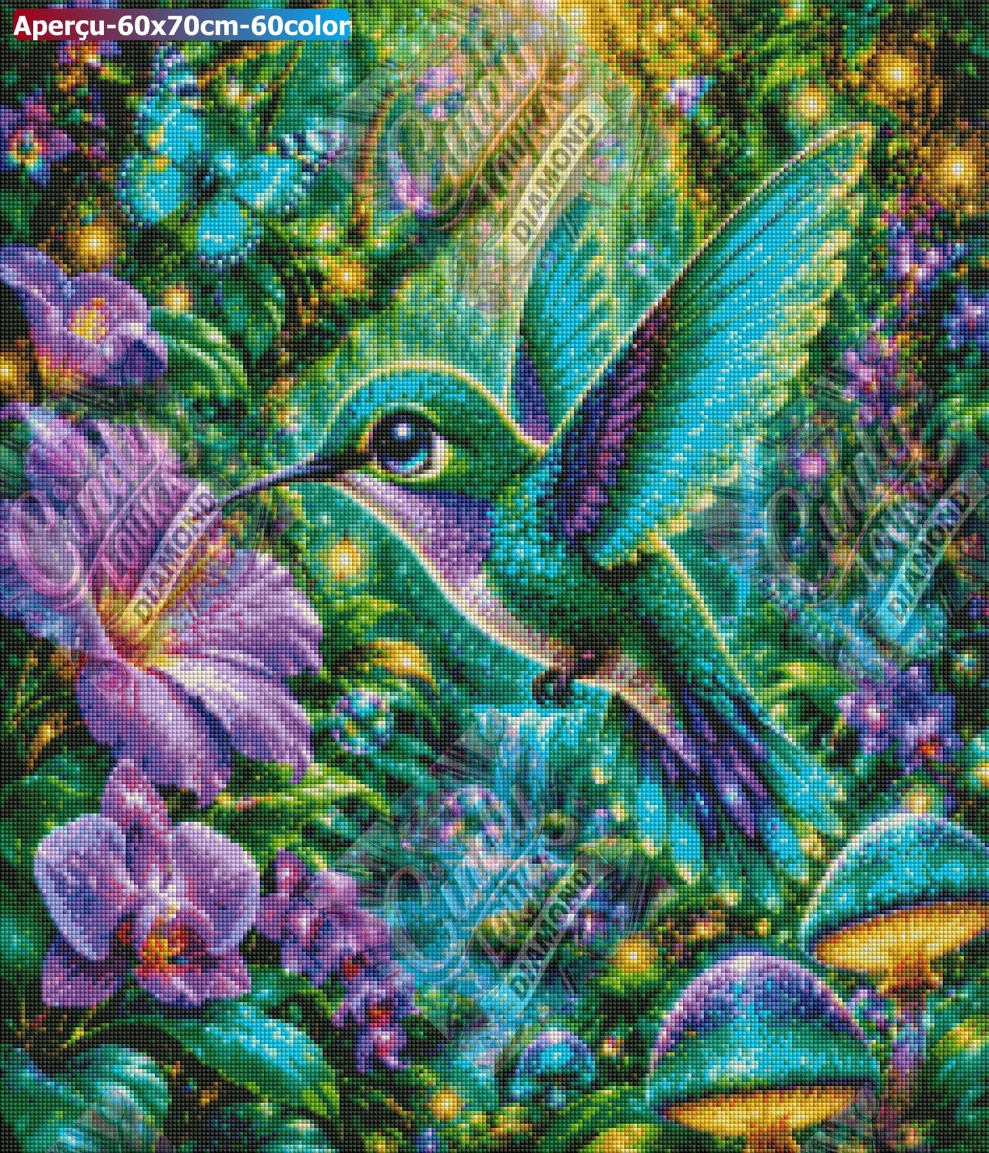 Les Ailes du Bonheur 60x70 cm