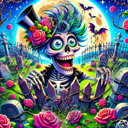 Le Dandy du Cimetière 50x50 cm