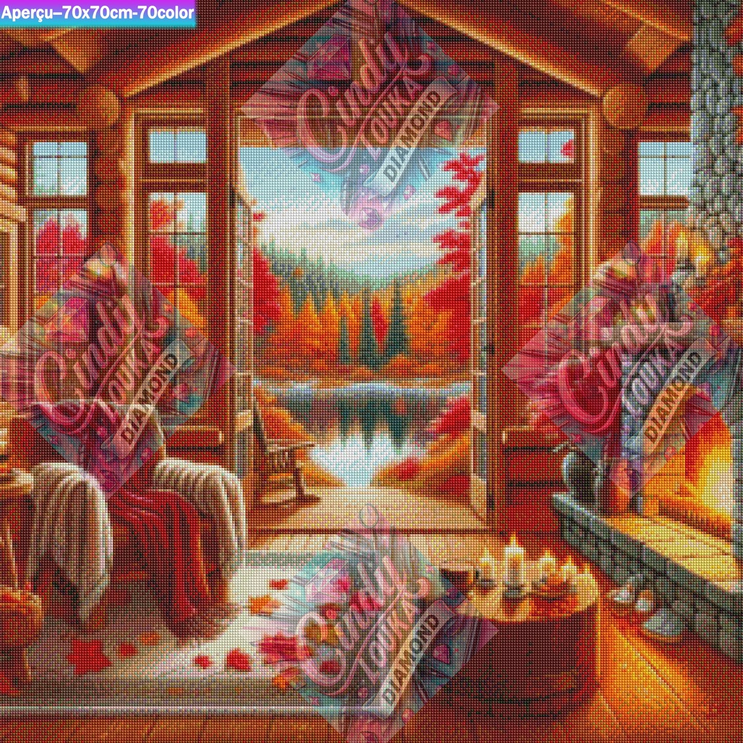 Cocooning Automnal 70x70 cm