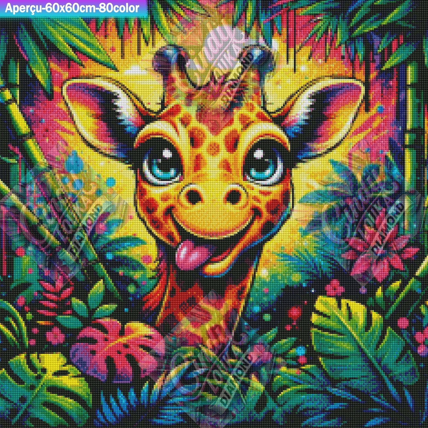 Jungle Smile 60x60 cm