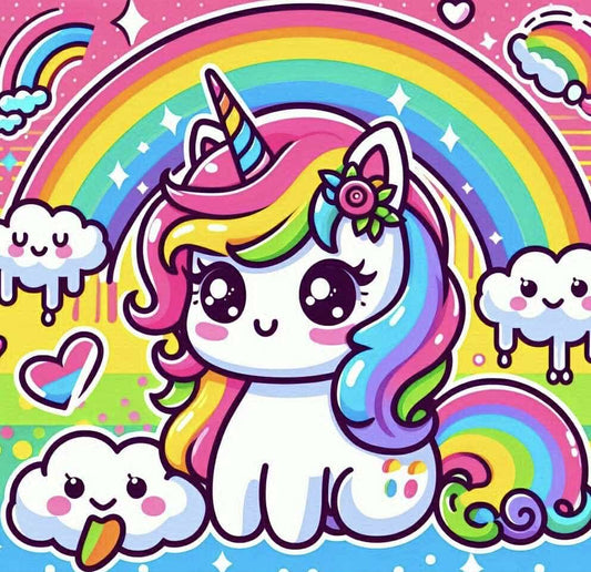 Miss Licorne 30x30 cm