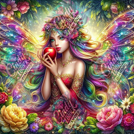 La Fée au Fruit Défendu 70x70 cm