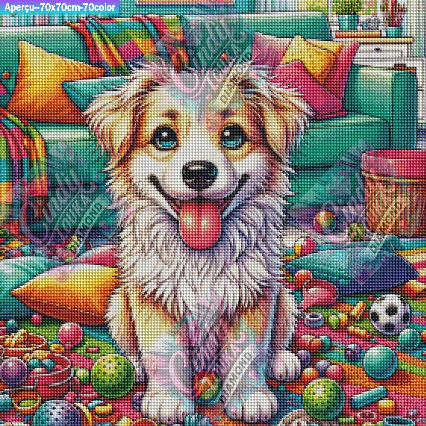 Oups… J’ai Encore Joué ! 70x70 cm